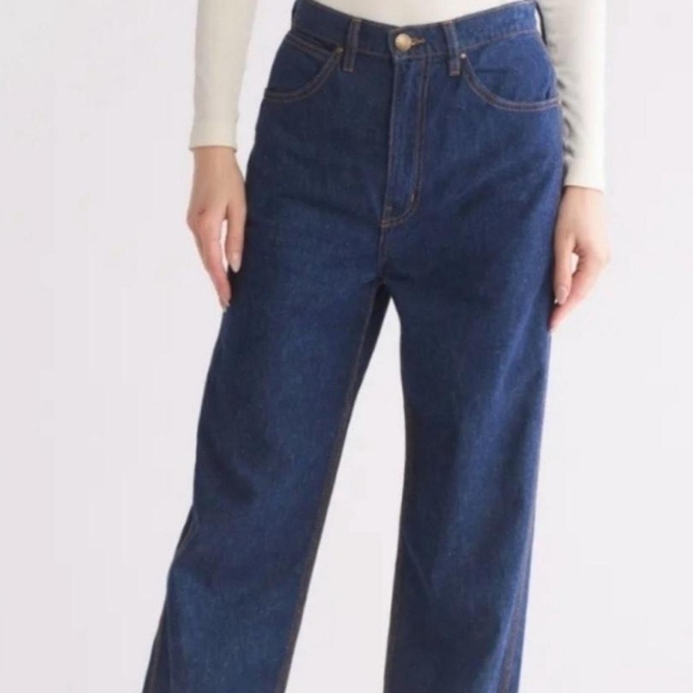 Greats Dark Blue Straight Leg Jeans